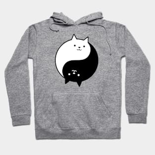 Yin Yang Cats Hoodie